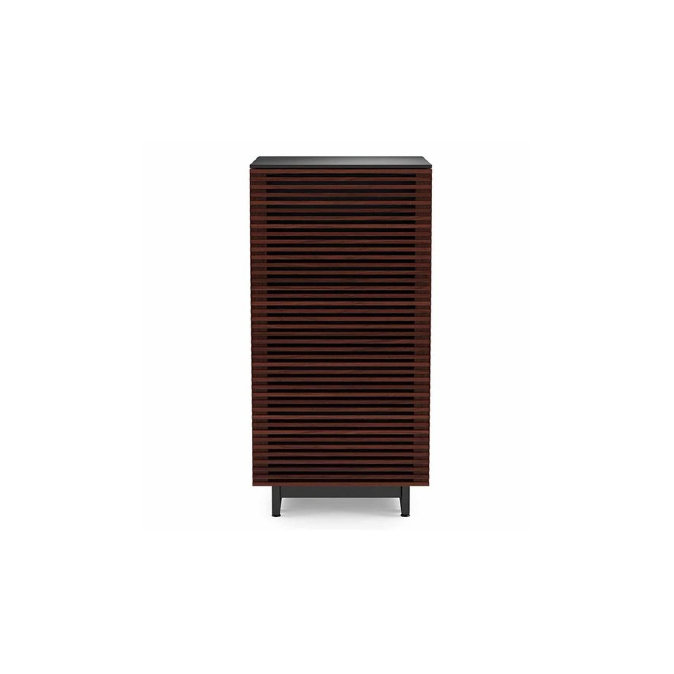 BDI - 8172 Audio Tower Chocolate Stained Walnut - Corridor Audio Tower Chocolate Stained Walnut