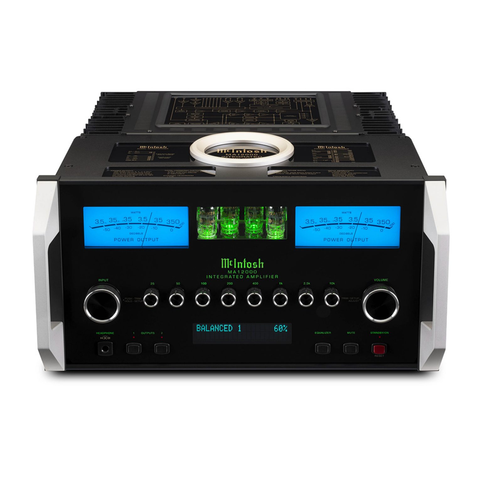 McIntosh MA12000 350 Watts x 2 channel Hybrid Integrated Amplifier