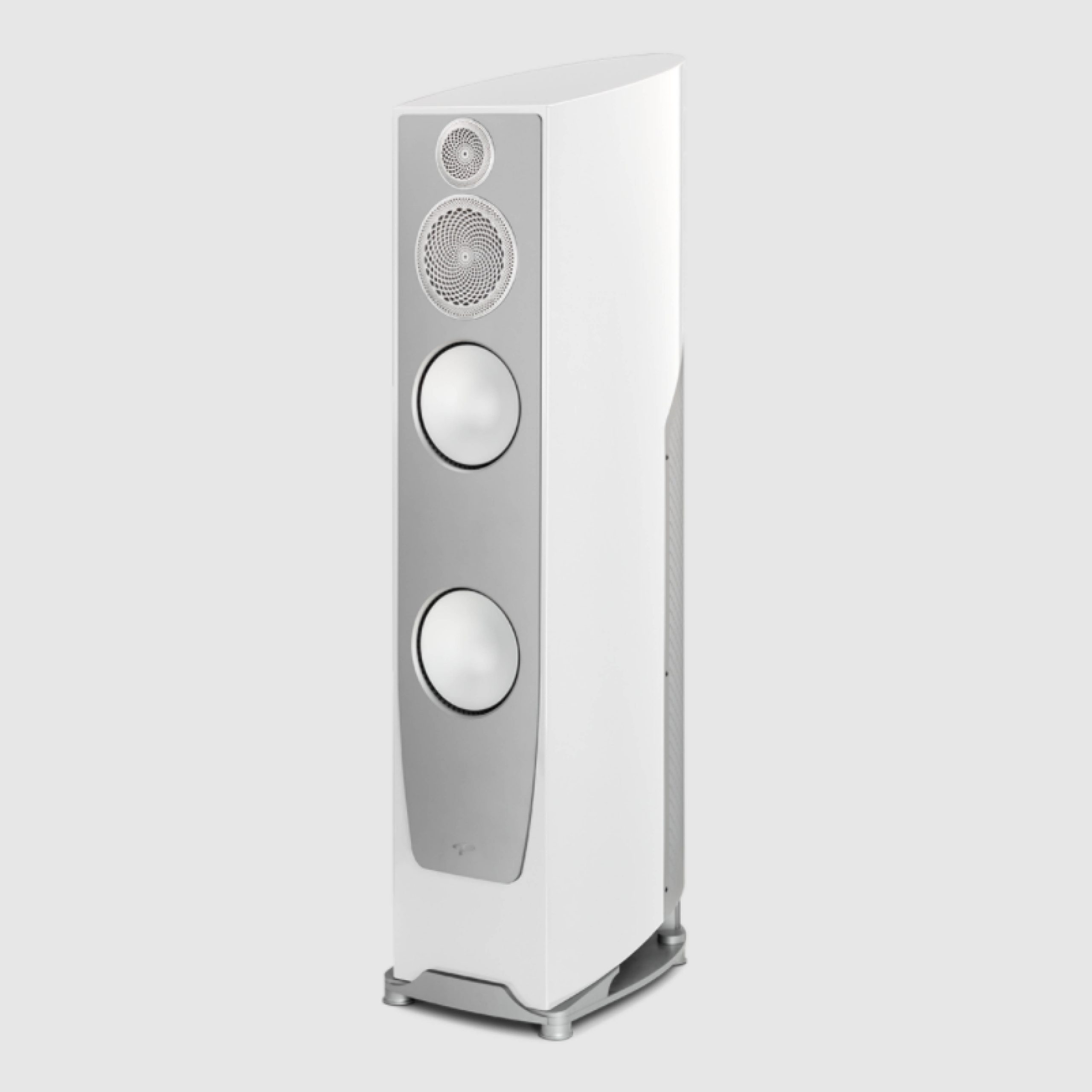 Paradigm - Persona 9H Harmony Gloss White - Persona 9H Harmony Gloss White 6-driver, 3-1/2-way Hybrid Floorstanding Loudspeaker with Active Bass Acoustic Suspension. Powered by dual, 700W amplif