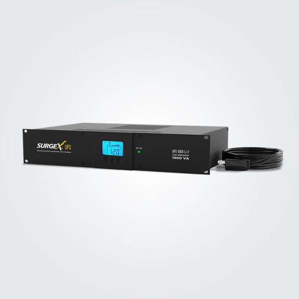 SurgeX UPS1000LI2 Line Interactive UPS with Surge Eliminator and